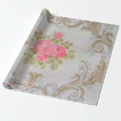 Papier Cadeau Floral (Déroulé)