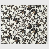 Papier Cadeau Floral (Plat)