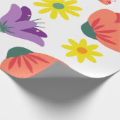 Papier Cadeau Floral (Coin)