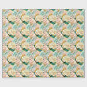 Papier Cadeau Floral (Plat)