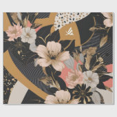 Papier Cadeau floral (Plat)