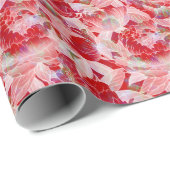 Papier Cadeau Floral (Coin rond)