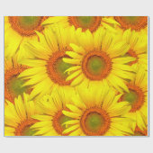 Papier Cadeau Floral (Plat)