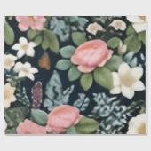 Papier Cadeau floral (Plat)