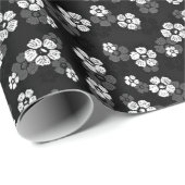 Papier Cadeau Floral (Coin rond)