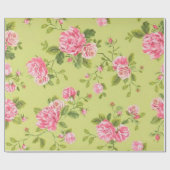 Papier Cadeau Floral (Plat)