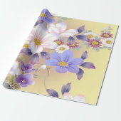 Papier Cadeau Floral (Déroulé)