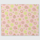 Papier Cadeau Floral (Plat)