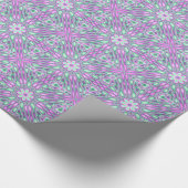 Papier Cadeau Floral Abstrait vibrant (Coin)