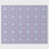 Papier Cadeau Floral Abstrait vibrant (Plat)