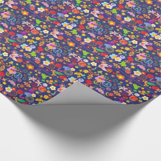 Papier Cadeau Floral boho (Coin)