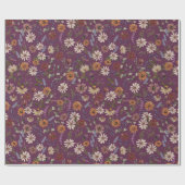 Papier Cadeau Floral Bourguignon (Plat)