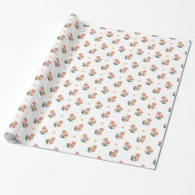 Papier Cadeau Floral Ditsy Motif Sans Couture