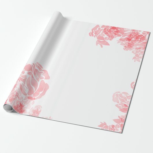 Papier Cadeau Floral doux (Déroulé)