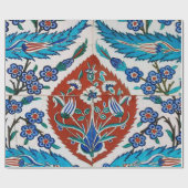 Papier Cadeau Floral en céramique turque (Plat)