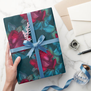 Papier Cadeau Floral gothique