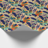 Papier Cadeau Floral Jaune : Papier peint Tropical (Coin)