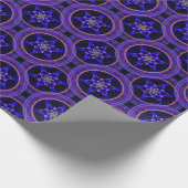 Papier Cadeau Floral Modern Boho Elegant Abstract Pattern #505 (Coin)