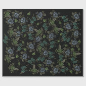 Papier Cadeau Floral Moody (Plat)