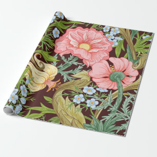 Papier Cadeau Floral motif sans couture, arrière - plan avec In