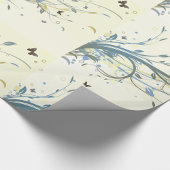 Papier Cadeau Floral papillon