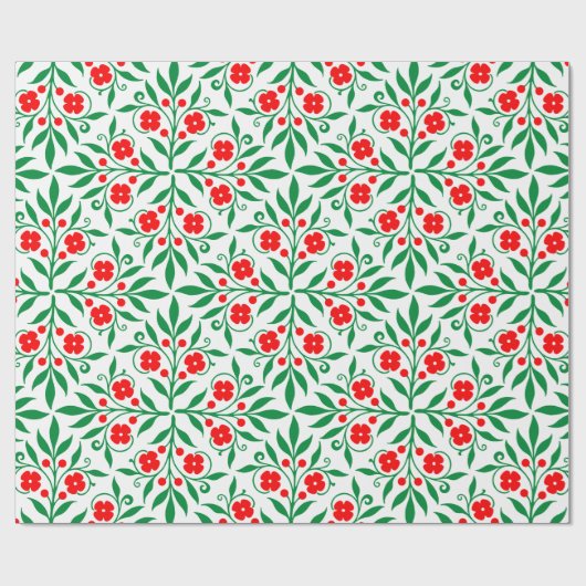 Papier Cadeau Floral pattern (Plat)
