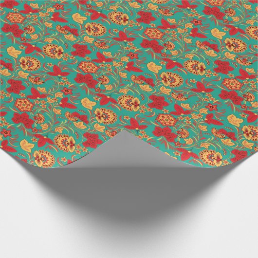 Papier Cadeau Floral pattern 2 (Coin)