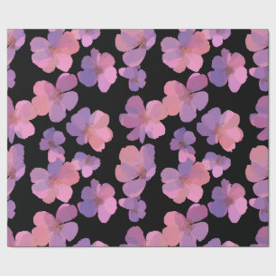 Papier Cadeau Floral Printemps Audacieux