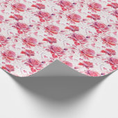 Papier Cadeau Floral romantique (Coin)