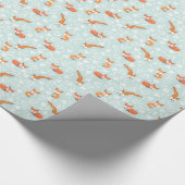 Papier Cadeau Floral rusé par des copies d'origami (Coin)