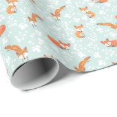 Papier Cadeau Floral rusé par des copies d'origami (Coin rond)