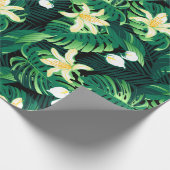 Papier Cadeau Floral tropical luxuriant (Coin)