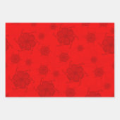 Papier cadeau floral Tropiques festifs RPO (Devant)