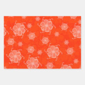 Papier cadeau floral Tropiques festifs RPO (Devant 3)