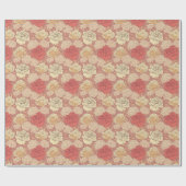 Papier Cadeau Floral vintage (Plat)