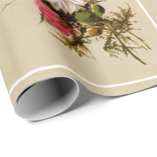 Papier Cadeau Floral vintage