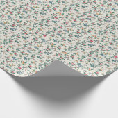 Papier Cadeau Floral vintage (Coin)
