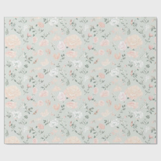 Papier Cadeau Floral Wrapping Paper