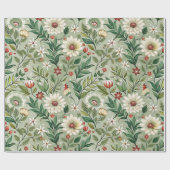 Papier Cadeau Florales artistiques (Plat)