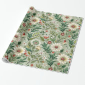 Papier Cadeau Florales artistiques (Déroulé)