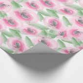 Papier Cadeau Flore aquarelle (Coin)
