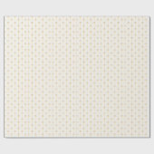 Papier Cadeau Flore Art Déco : Elégance Dorée. (Plat)