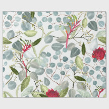 Flore australienne Eucalyptus feuilles Grande éche