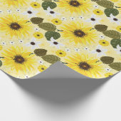 Papier Cadeau Flore de tournesol (Coin)