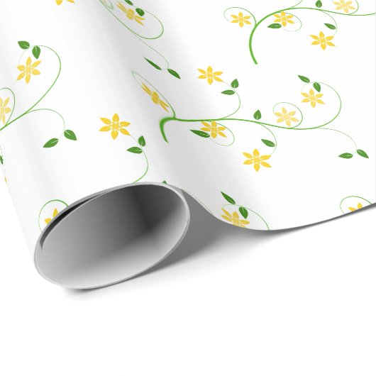 Papier Cadeau Flore et Fleurs (Coin rond)