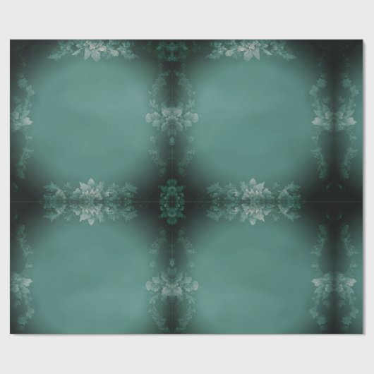 Papier Cadeau Flore foncé (Plat)