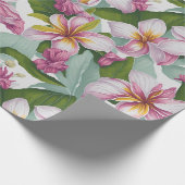 Papier Cadeau Flore Plumeria (Coin)