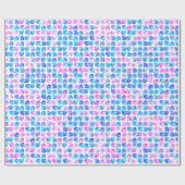 Papier Cadeau Flore psychédélique (Plat)