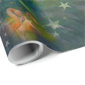 Papier Cadeau Flore tropicale Paradis & Parrots (Coin rond)