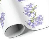 Papier Cadeau Flores do Brasil jacaranda (Coin rond)